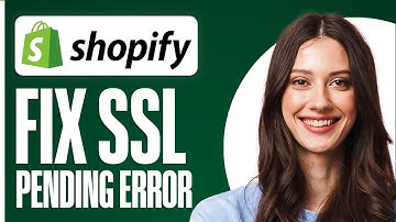 How To Fix SSL Pending Error On Shopify Store (2025)