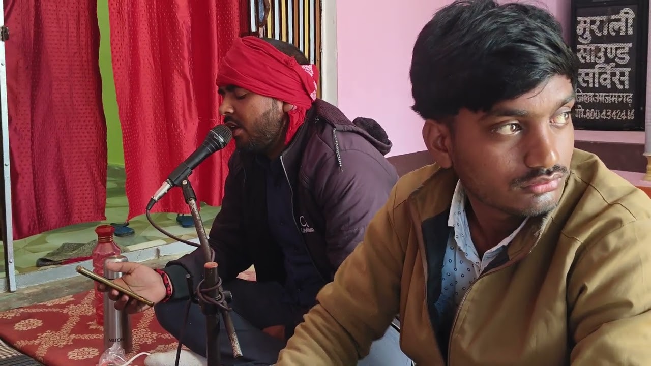 हरि कीर्तन पूरी टीम के साथ कार्यक्रम करते हुए श्री श्रवण जी महाराज #trending #viral #bhaktisong #