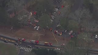 Large fire at apartment complex off Briarcliff Road