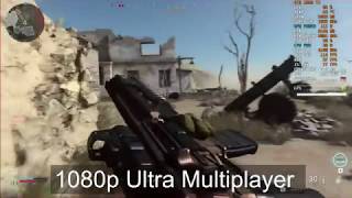 Call of Duty Modern Warfare GTX 1660 Ti & Ryzen 5 3600 1080p Multplayer & Single Player Benchmark