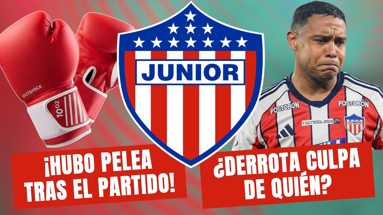 ¡HUBO PELEA TRAS LA DERROTA DEL JUNIOR! ¿Se Perdió Por Culpa de...? | Junior 0-2 Tolima 100Tiburon