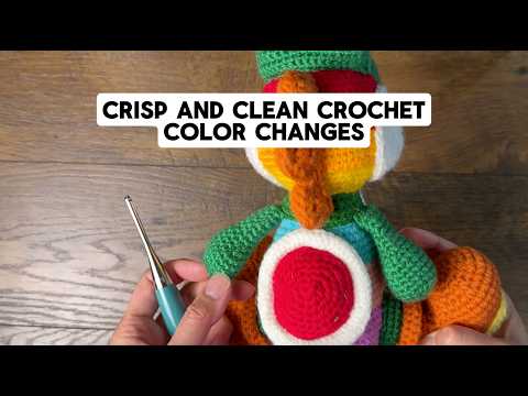 Crisp Crochet Color Change Tutorial