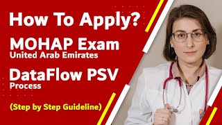 How to apply for MOHAP (MOH – Ministry of Health, UAE) Exam? Dataflow PSV. Step by step guideline. screenshot 5