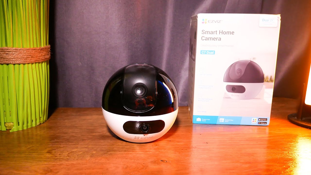 Une CAMÉRA de SURVEILLANCE à 360° avec 2 OBJECTIFS ?! EZVIZ C7 Dual