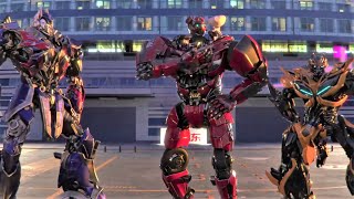 Lifestyle - Movie | Bumblebee and Optimums Prime in mission red | Transformers