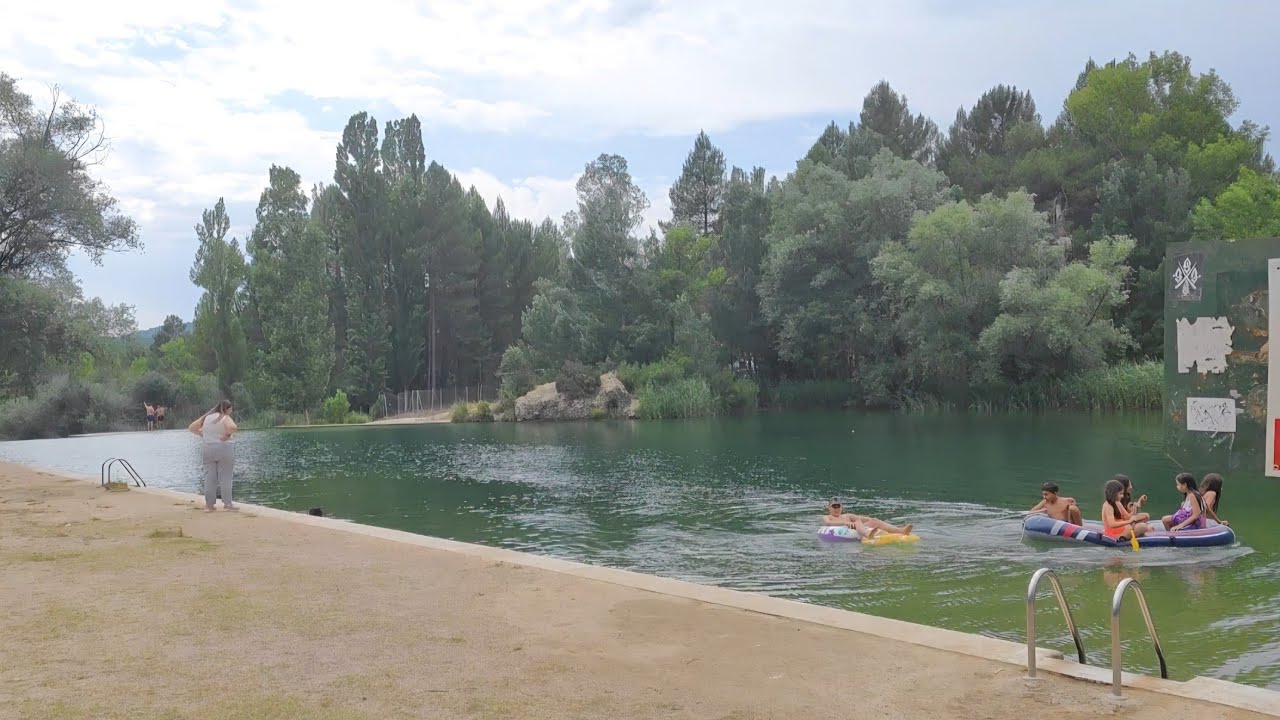 PISCINA NATURAL DE CAÑAMARES. Sol, aventura en la piscina natural de Cuenca🚙 De ruta por España.