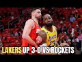 LAKERS ARE 3-0 VS THE ROCKETS
