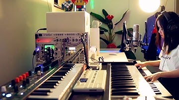 Relaxing Original Piano Music | Feat. KORG Minikorg700FS + Ambient Eurorack + Arturia Minifreak