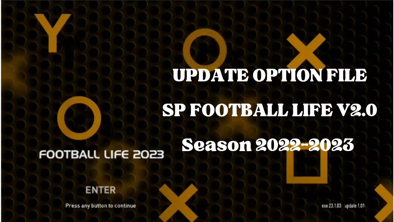 PES2021 | OPTION FILE UPDATE | SP FOOTBALL LIFE V2.0 | 15012023