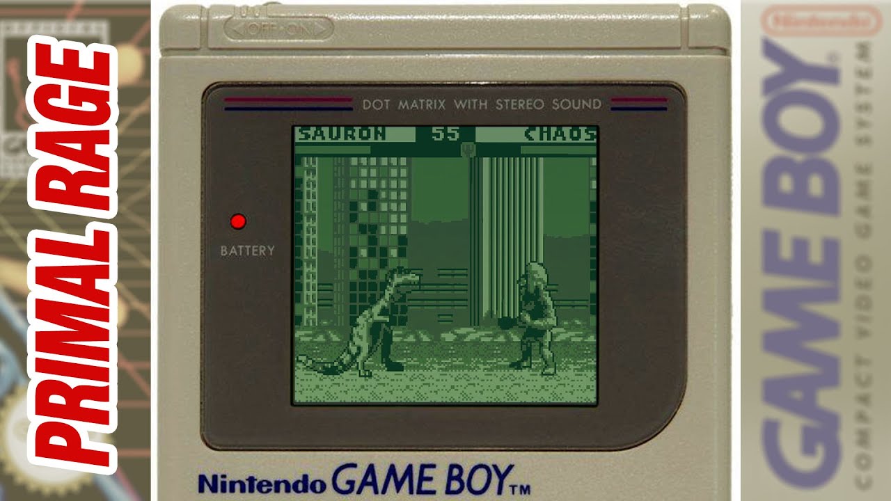 Gameboy Color Primal Rage PRIMAL RAGE (Game Boy) 1995 - YouTube