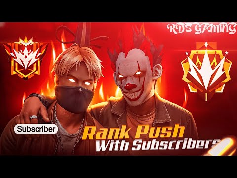 Rds gaming  is live Free fire max Live play with me team code cs ranked live must watch