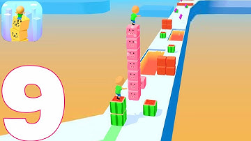 Cuber Surfer Gameplay Walkthrough New Update All Level 31 - 44 (Android,iOS) Part 9