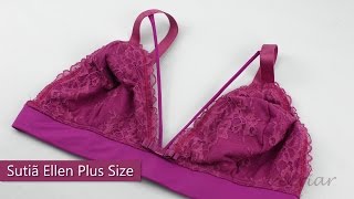 Sutiã Ellen Sem Bojo Plus Size Pink