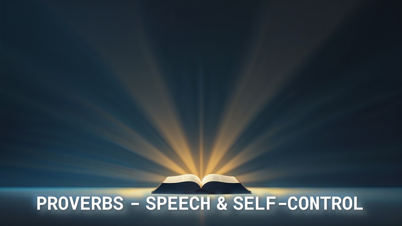 Proverbs for Speech & Self-Control | Peaceful Scripture Reading