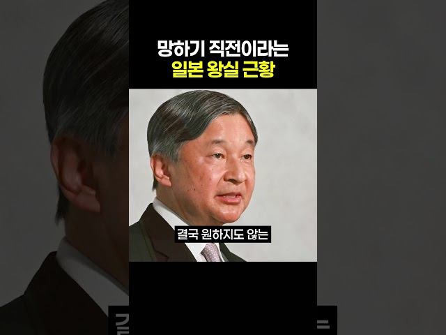 현재 망하기 직전이라는 일본 왕실 근황