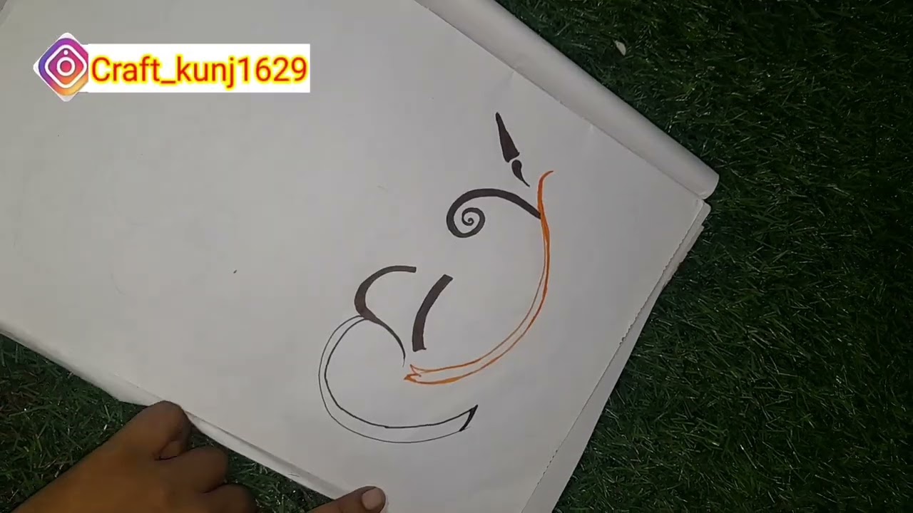 how to write Neha name in ganesh style / neha name art / how to write name in ganesh style