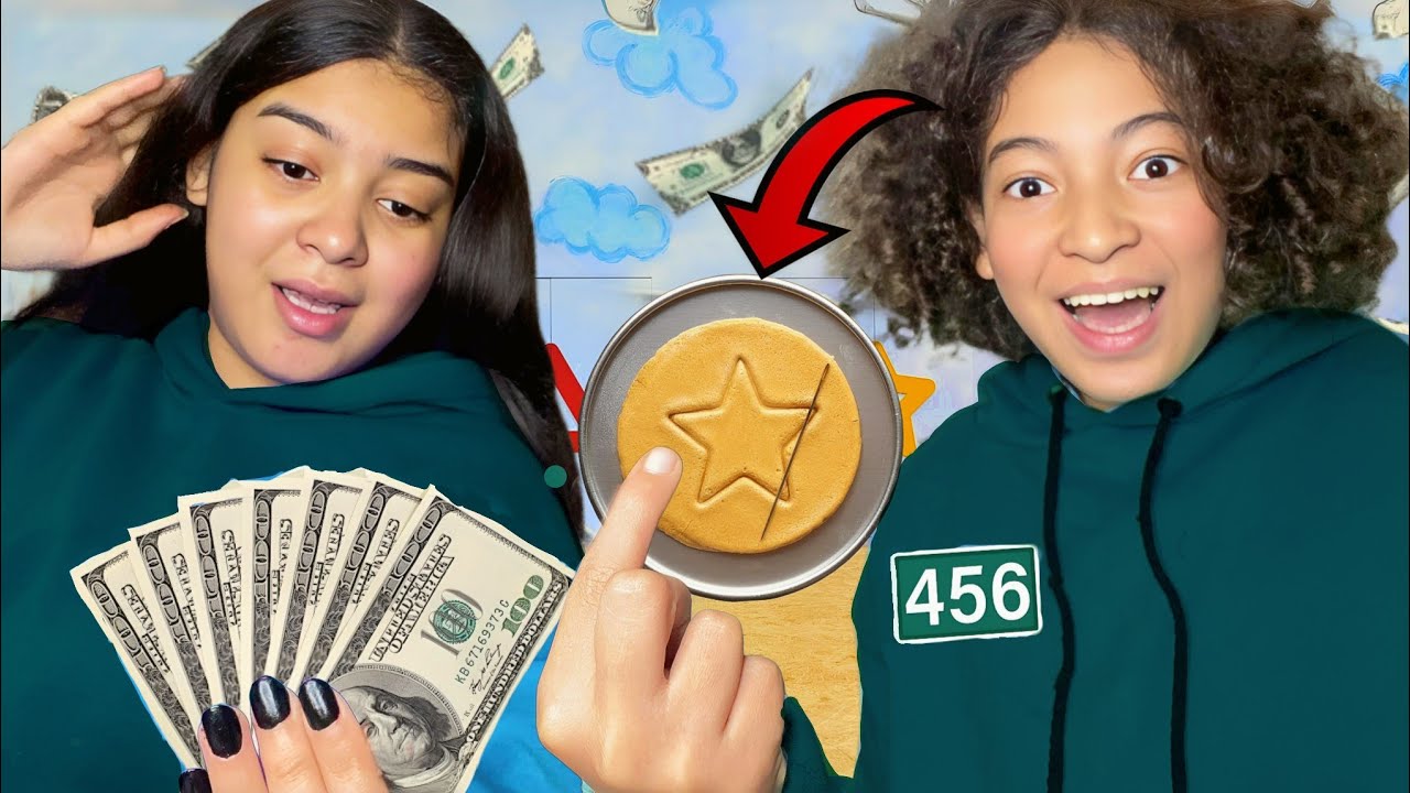 لعبنا تحدي حلوى لعبة الحبار 🍯 | الرابح ياخذ 500 $