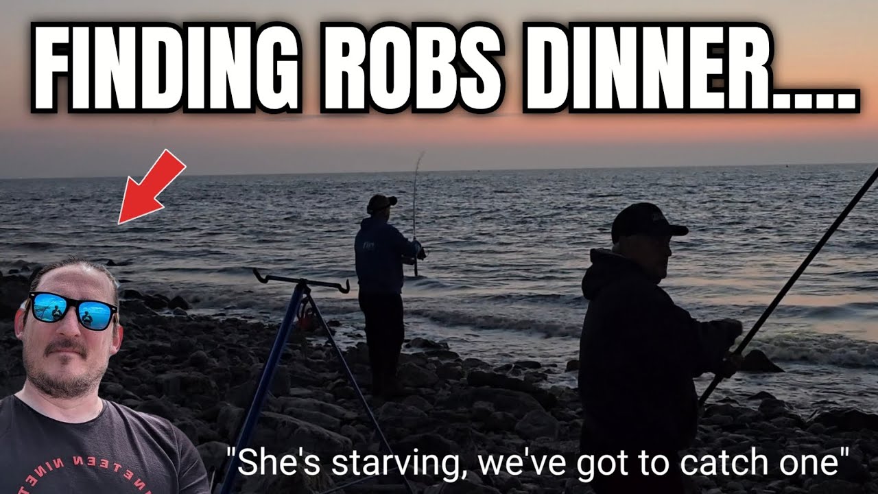 CAN WE FIND ROBS DINNER... Sea fishing North Wales  | Bass Fishing uk