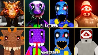 Playtown 3 ALL JUMPCARES vs MINECRAFT