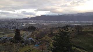 20191218姨捨長楽寺1600〜姨石からの展望