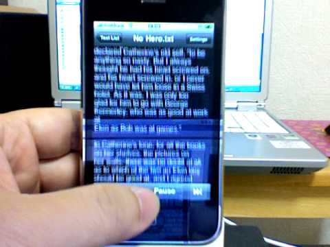 iPhone Application E-Book Reader TEXTPlayer Good !! TXT Viewer