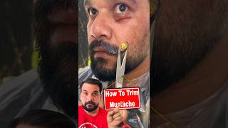 How to Trim a Mustache Perfectly: Step-by-Step Tutorial#shorts -#youtubeshorts