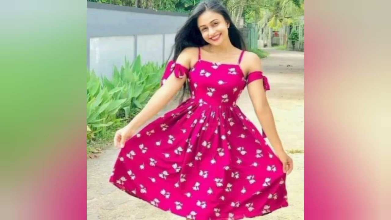 2022 Latest printed frock designs💝