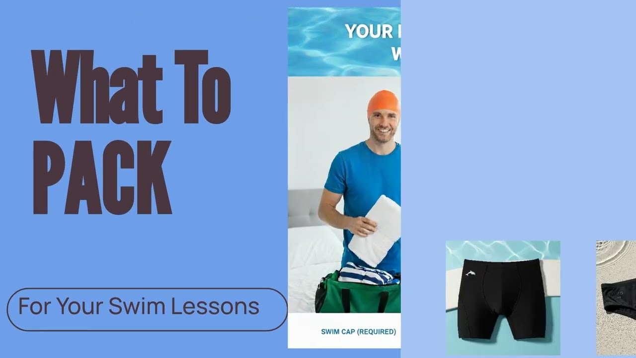 Blue Wave Swim School- What to Pack for Your First Adult Swim Lesson | Swim Bag Essentials for Men