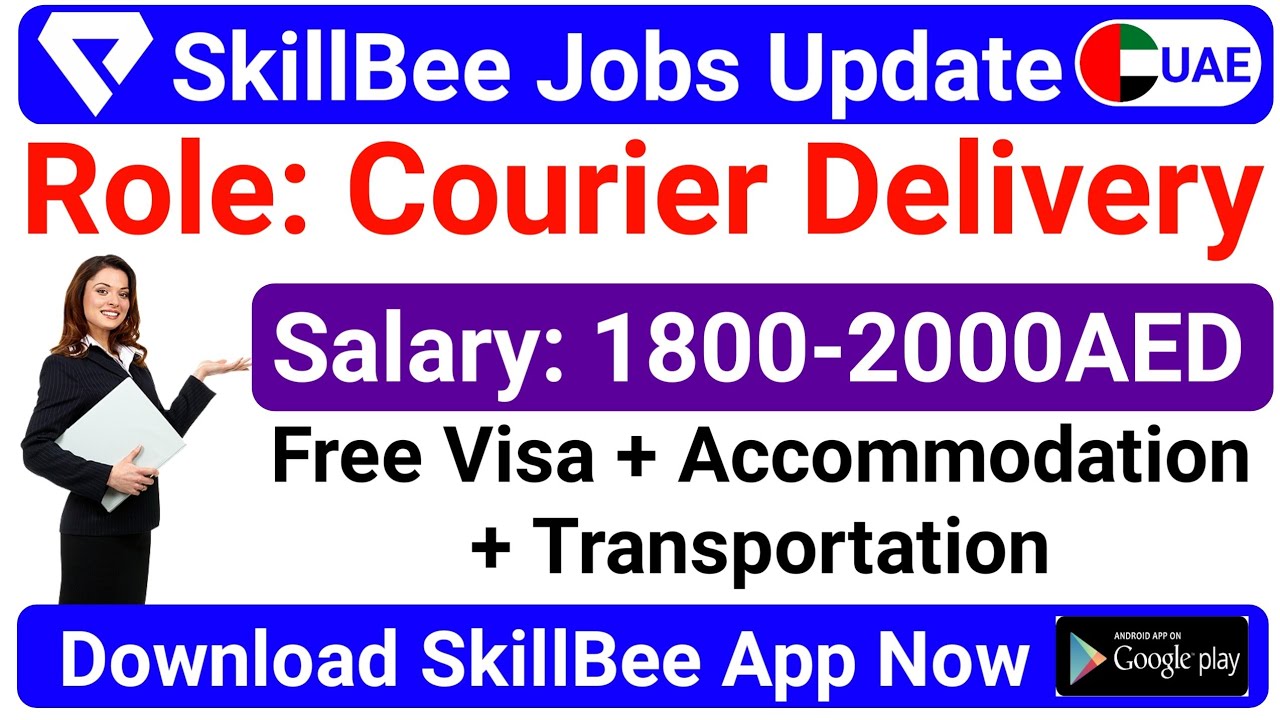 JOB IN UAE / Role: Courier Delivery / Company: Apex Express Courier Services / Salary: AED 2000