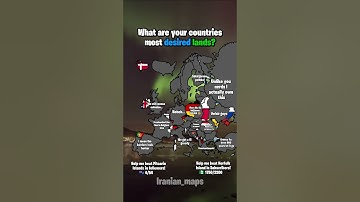 What are your countries most desired lands? #fypシ゚viral #mapping #map #shorts