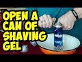 HOW TO GET SHAVING GEL OUT OF CAN. LIFE HACK! ⚠ (WHEN YOU HAVE MORE GEL BUT NO PRESSURE)