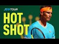 Rafael Nadal hits great volleys in Monte Carlo