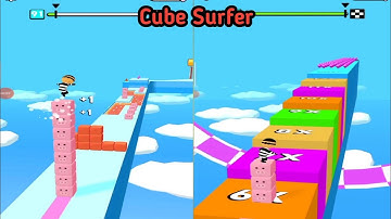 Cube Surfer New Update Gameplay Lvl 91-95 | Android, ios New Games 2021 | Top Funny Game Video