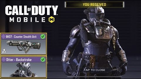 Unlocking *NEW* Season 5 Battle Pass (Otter - Backstroke) & (BK57 - Counter Stealth Unit) COD Mobile