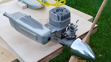 Unique O.S. GGT15 Gasoline Engine with glowplug