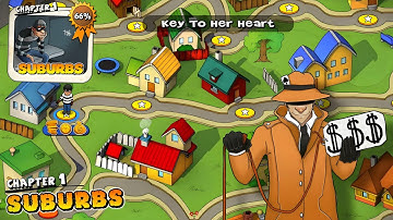 Robbery Bob: Key To Her Heart - Level 10 (Suburbs Chapter 1)