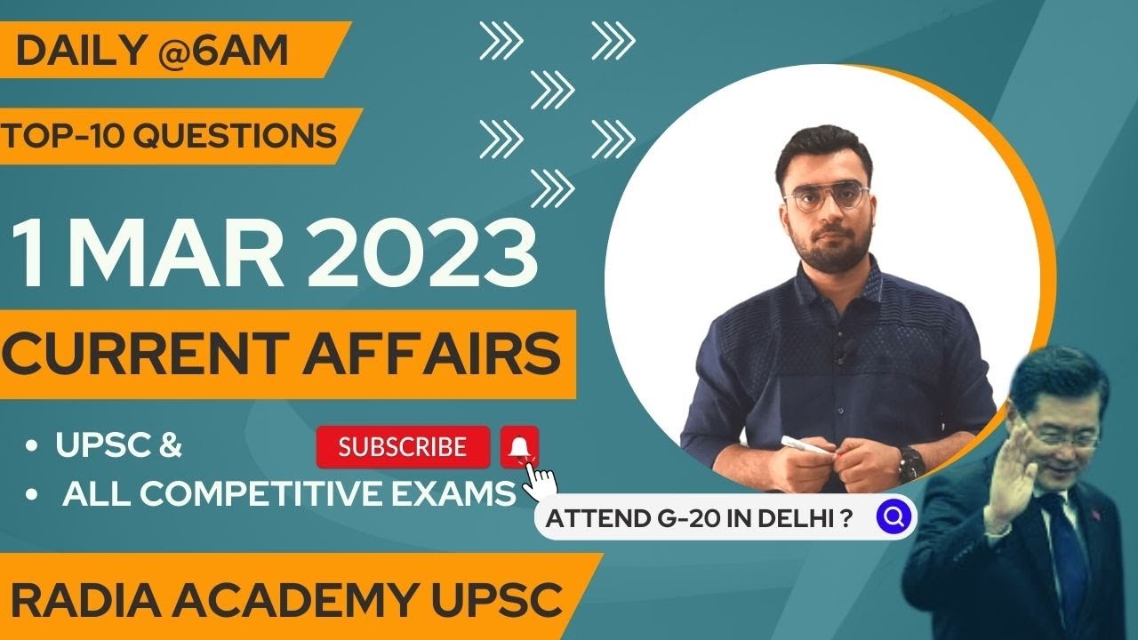 Current Affairs Today | 01 March 2023 Current Affairs | Daily Current ...