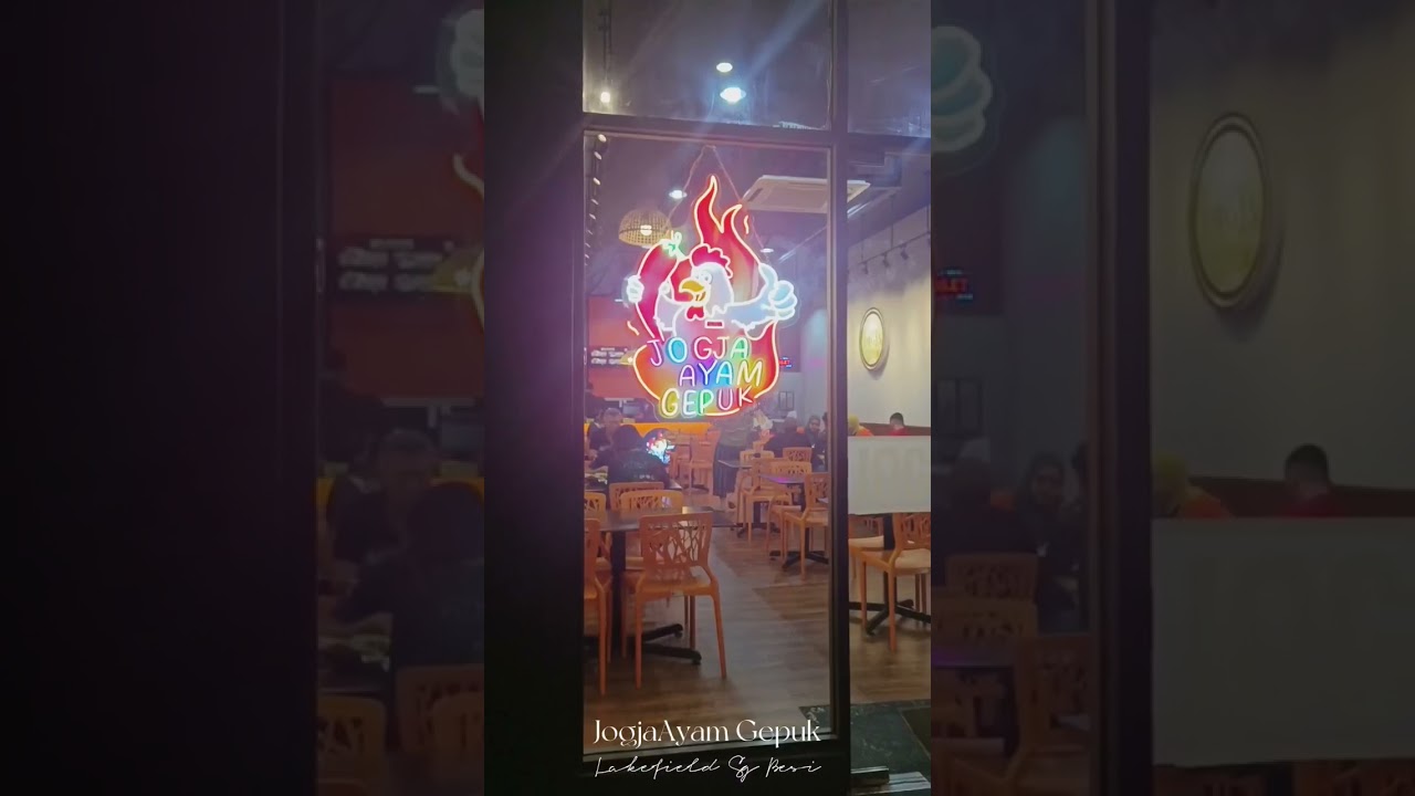 Jom makan di restoran jogja ayam gepuk di Lakefield Sg Besi, sebelah Baskbear, Kuala Lumpur..🤗😋❤️