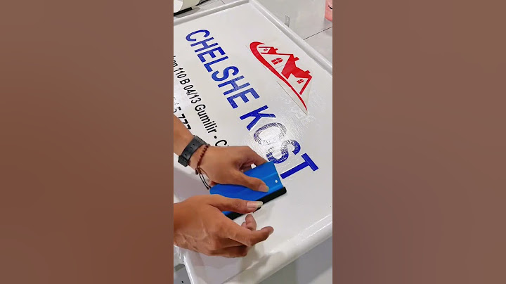 Sticker cutting tulisan buat di pasang plang/papan