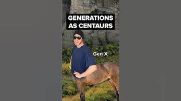 Generations as Centaurs #generations #genz #millennials #shorts