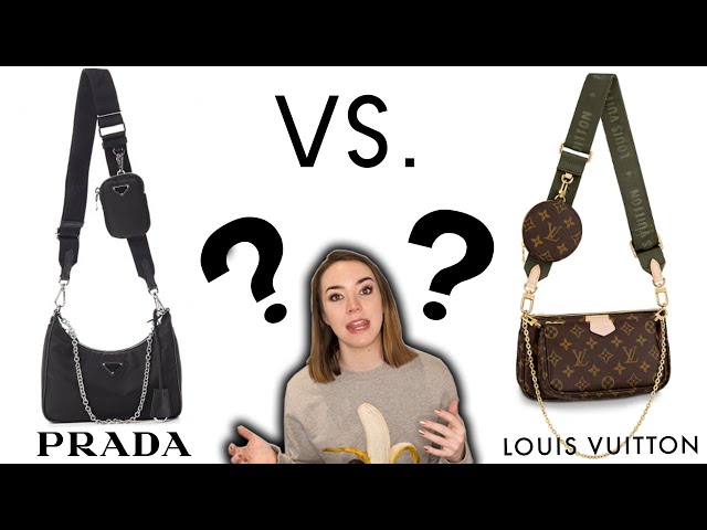 WHICH ONE DO I GET?! Prada Re Edition 2005 VS Louis Vuitton Multi Pochette  Accessoires 