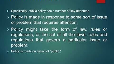 PSM Lecture 2 (Public Policy Part 1)