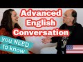 Advanced english conversation lesson