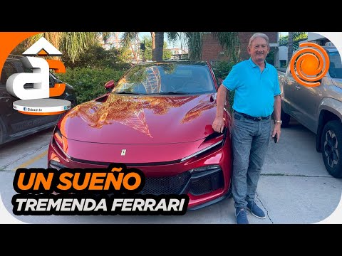 Es de CÓRDOBA el dueño de la PRIMERA FERRARI de CUATRO PUERTAS que llegó a la Argentina