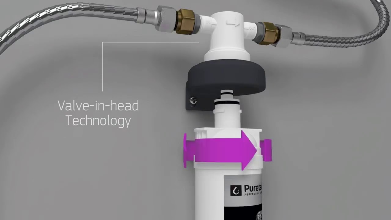 Puretec PureMix Z7  High Flow Inline Undersink Filter System for Harsh Water 1