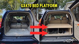 Lexus GX470 DIY BED PLATFORM!