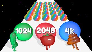 JELLY MAN 2048 3D - Blob Merge 3D Slime Push 2048 Jelly Reach 32768 All Characters, New Update screenshot 3