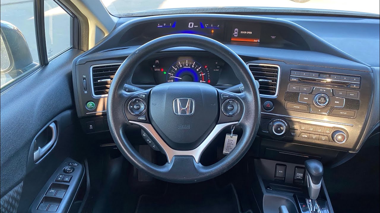 2014 Honda Civic LX ASMR RELAXING POV CAT TEST DRIVE