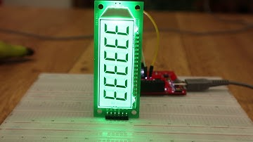 7 segments LCD test with Arduino