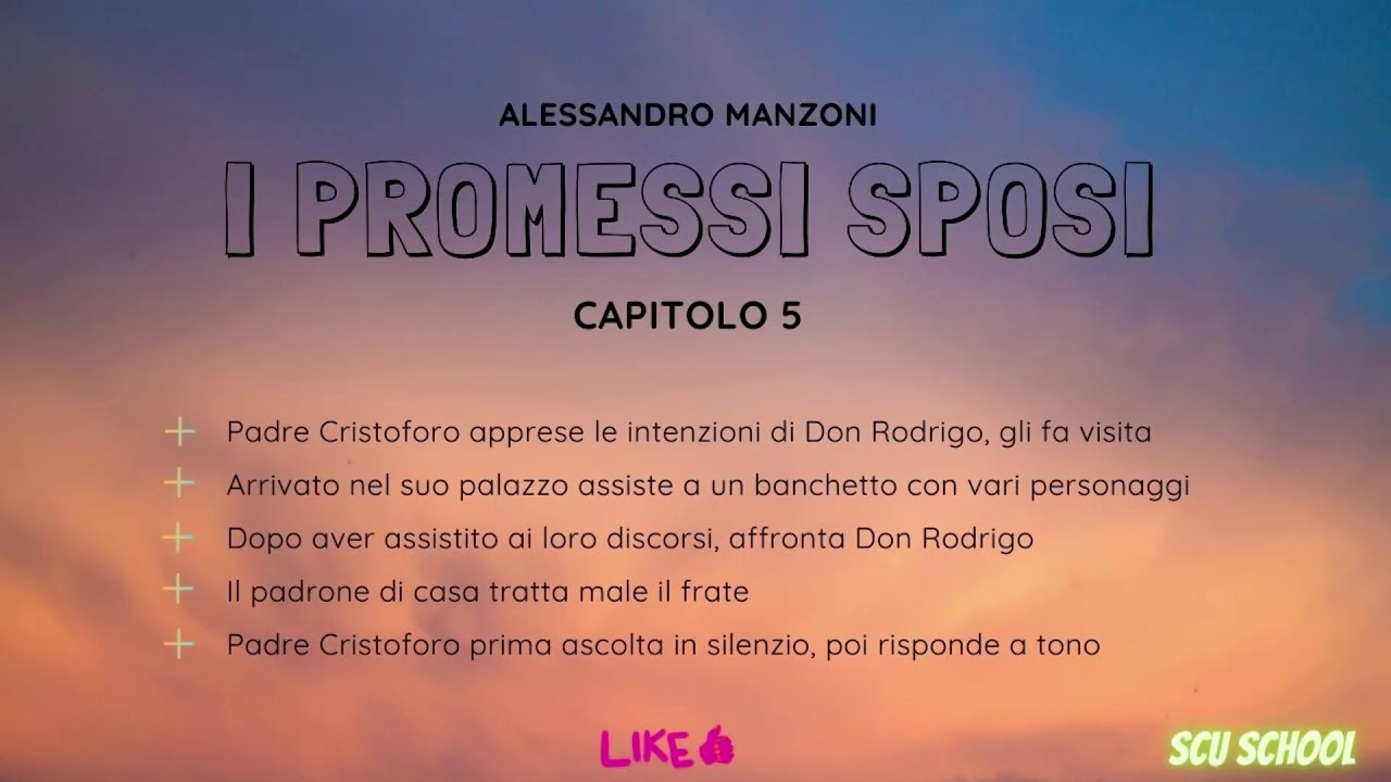 "I promessi sposi" - Capitolo 5 - YouTube